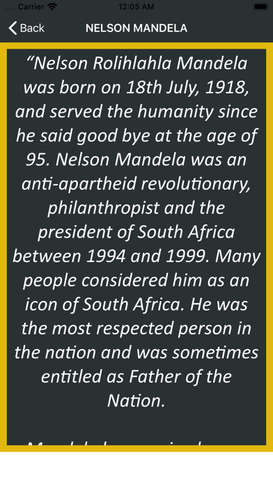 Psalms of Nelson Mandela screenshot 3