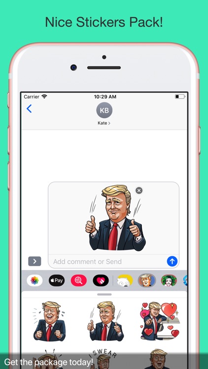 Trump The funny stickers pack screenshot-3