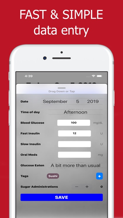 Diabetes Tracker : Diabeto Log screenshot-9