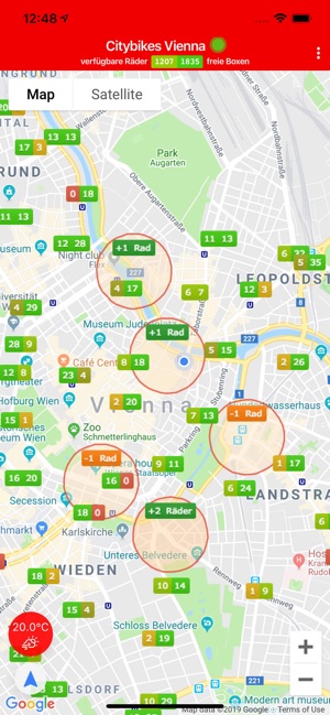 Citybikes Vienna(圖2)-速報App