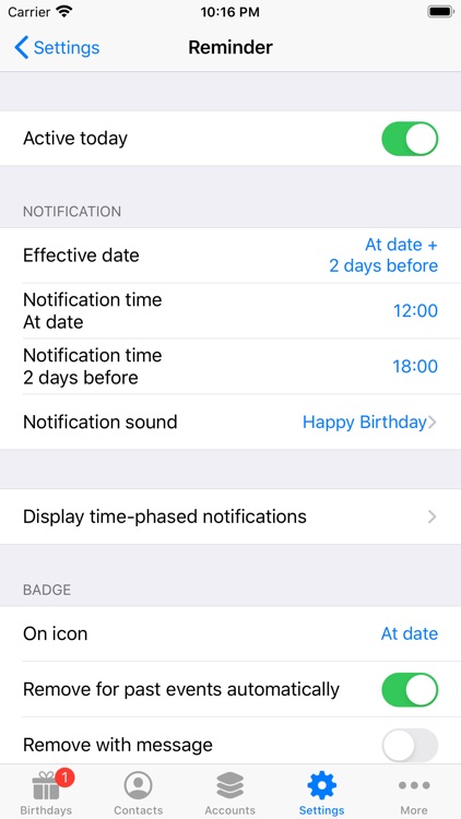 BirthdaysPro screenshot-4