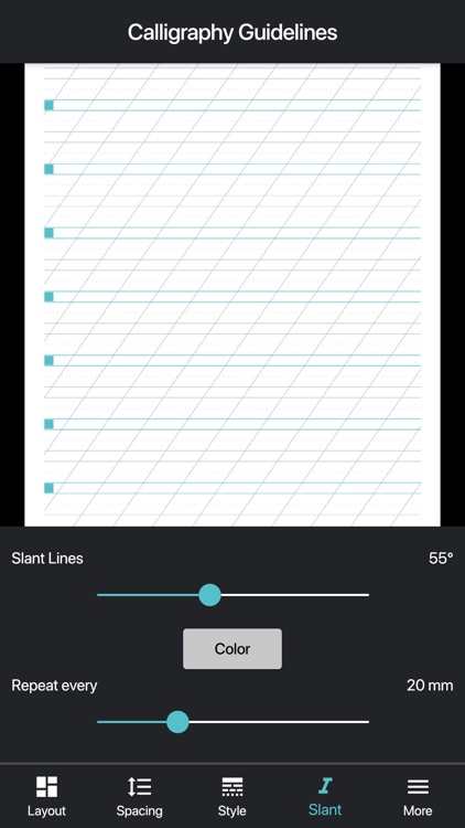 Calligraphy Guidelines screenshot-3