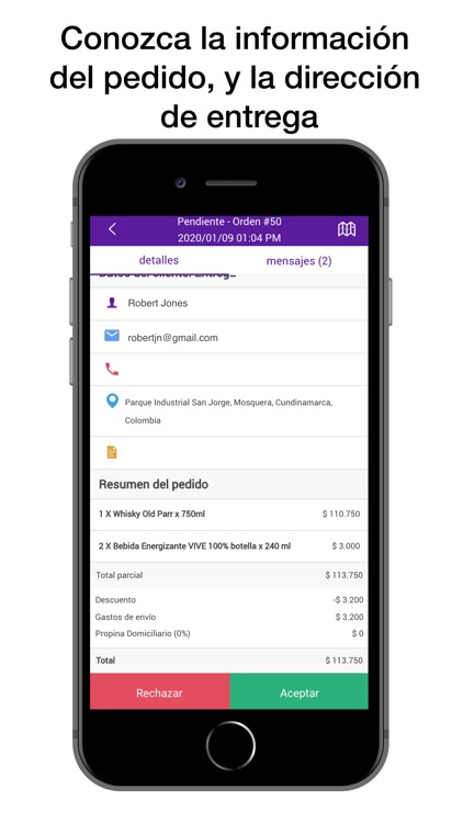 Kiosco - para entregador