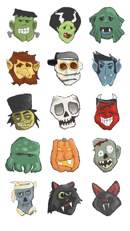 classic halloween monsters
