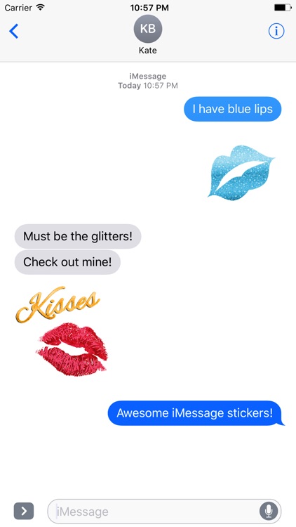 Animated GLITTERINg KISSEs