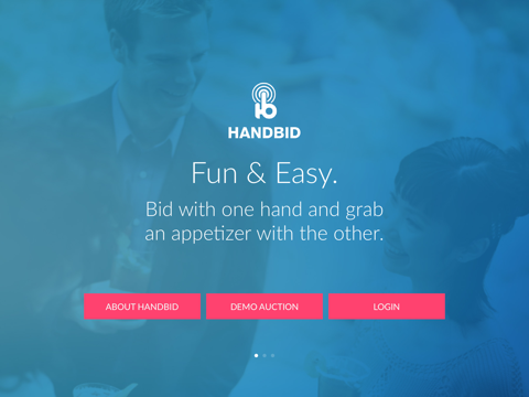 Handbid for iPad - náhled