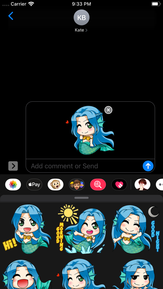 iStickers Anime Stickers App for iPhone Free Download iStickers