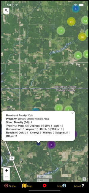 Wisconsin Mushroom Forager Map(圖7)-速報App