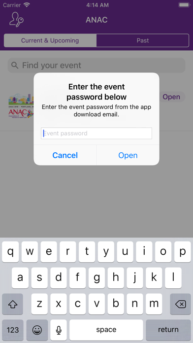 How to cancel & delete ANAC Events from iphone & ipad 2