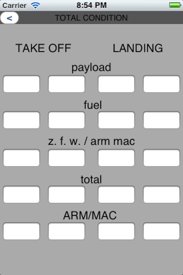 WEIGHT AND BALANCE C130J screenshot 3