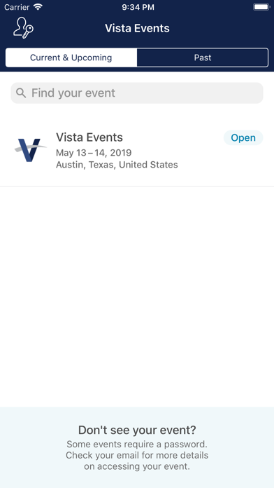 How to cancel & delete Vista Events from iphone & ipad 2