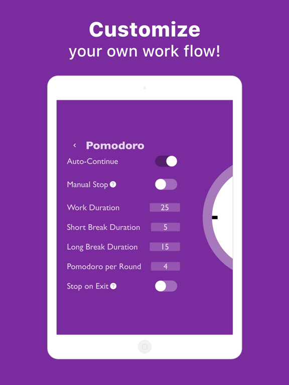 Flat Tomato (Time Management Tool Inspire By Pomodoro) screenshot