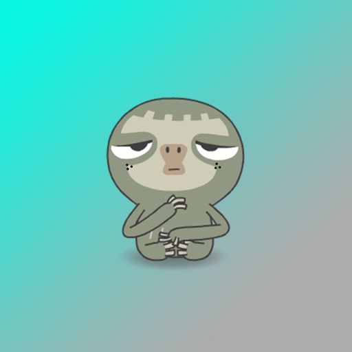 lazy Sloth sticker