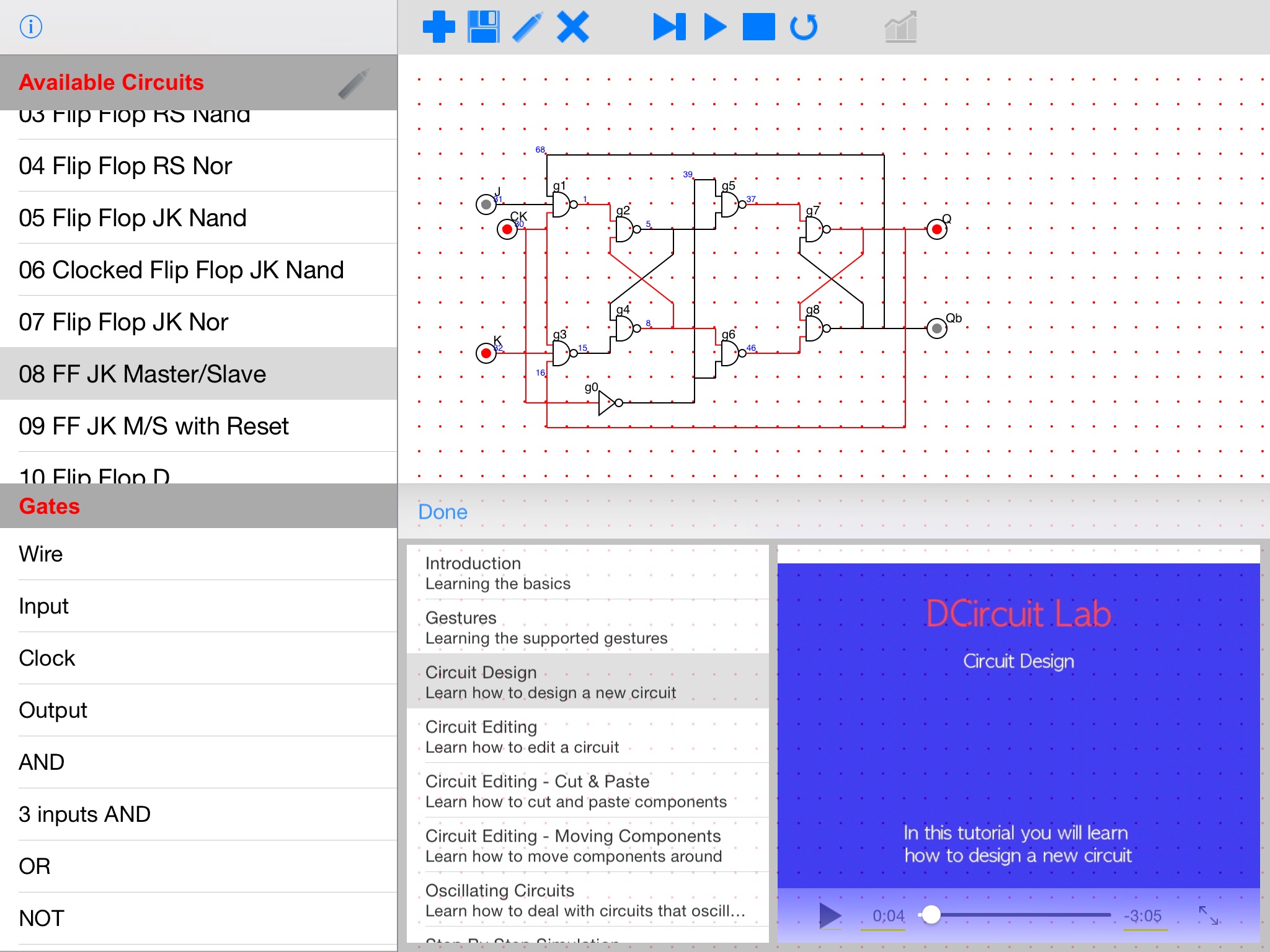 DCircuit Lab HD screenshot 2