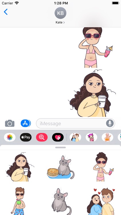 Cute Couple Sticker Pack