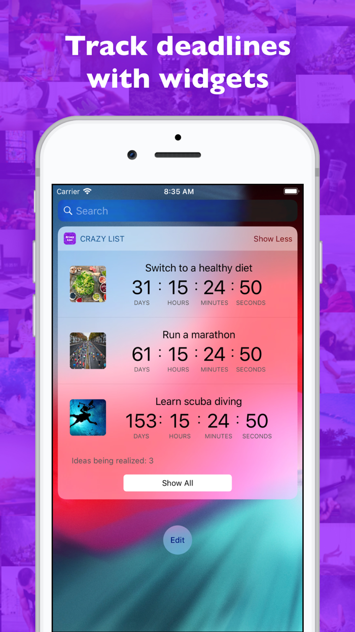 Crazy List - Vision Board