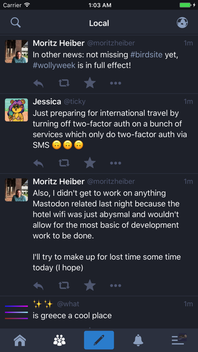 Amaroq for Mastodon screenshot 2