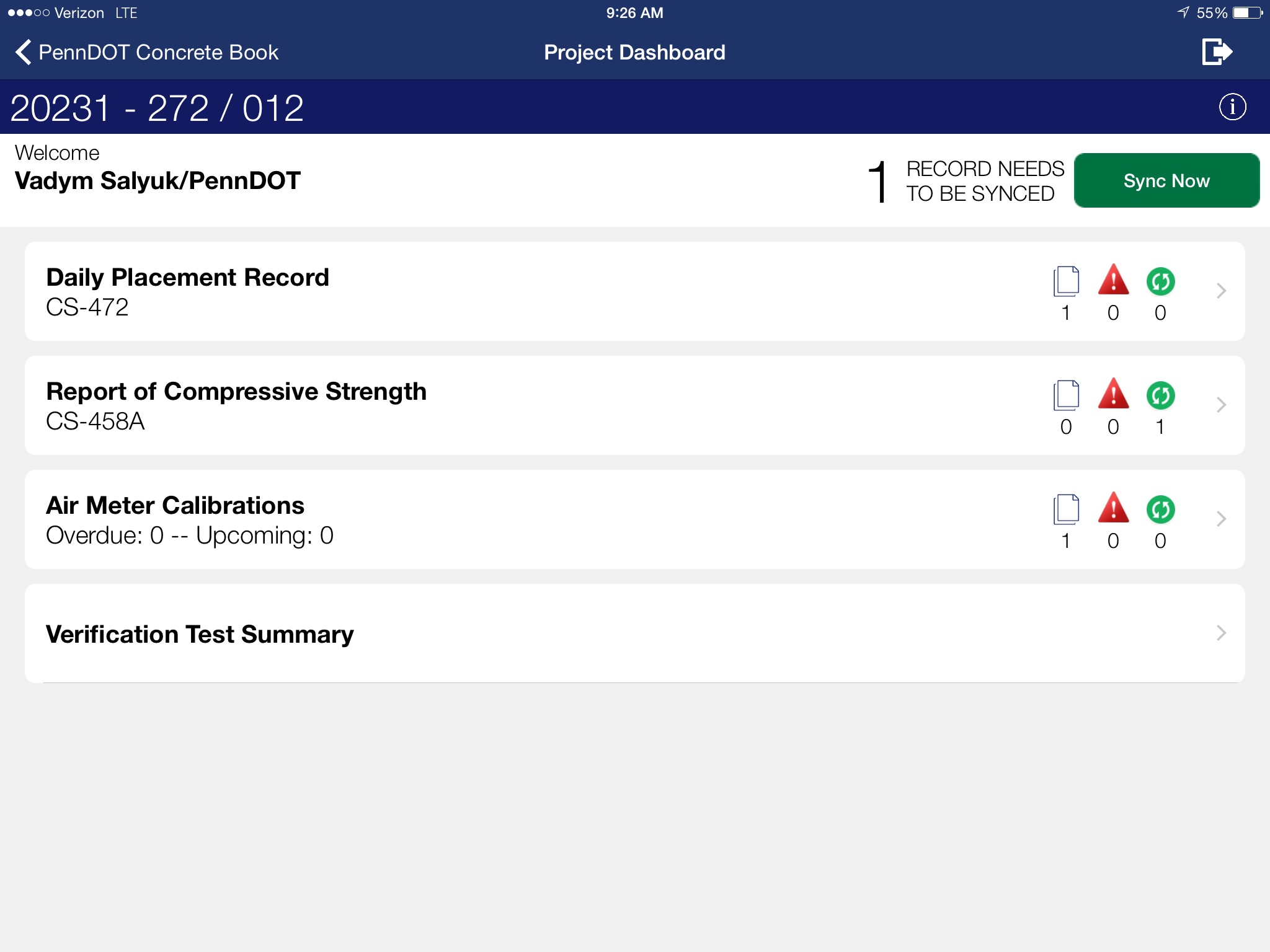 PennDOT - MCCID screenshot 2