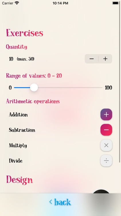 Mental arithmetic with MiCa screenshot-7