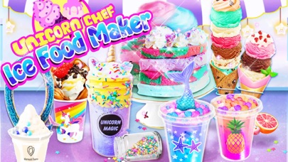 Unicorn Chef: Ice Foods Games Screenshot 1