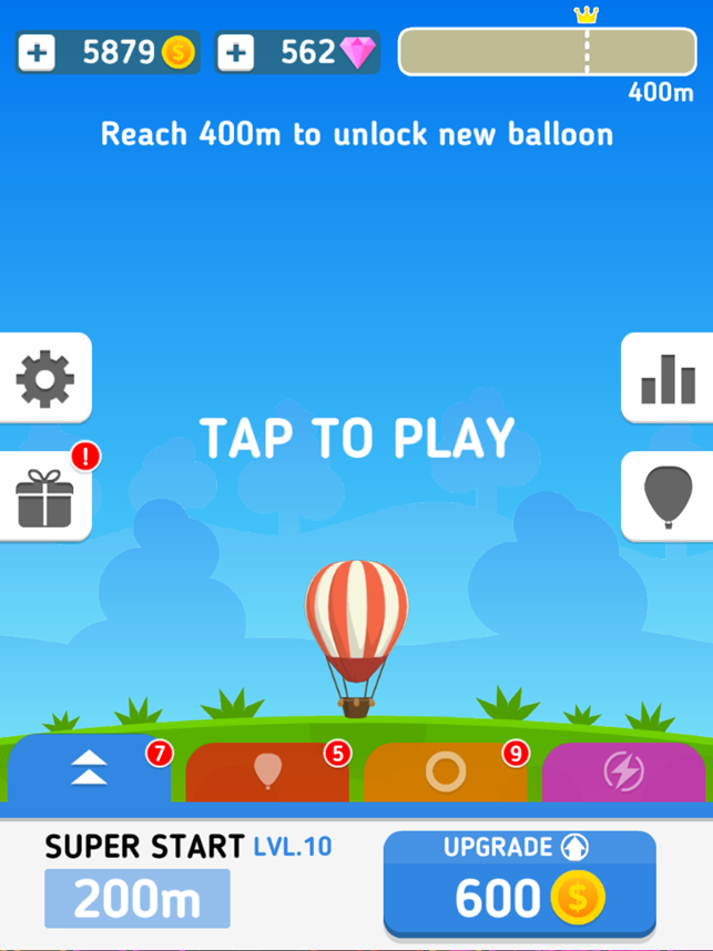 Balloon Trip!, game for IOS