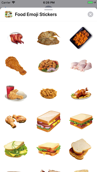 Food Emoji Stickers screenshot 4
