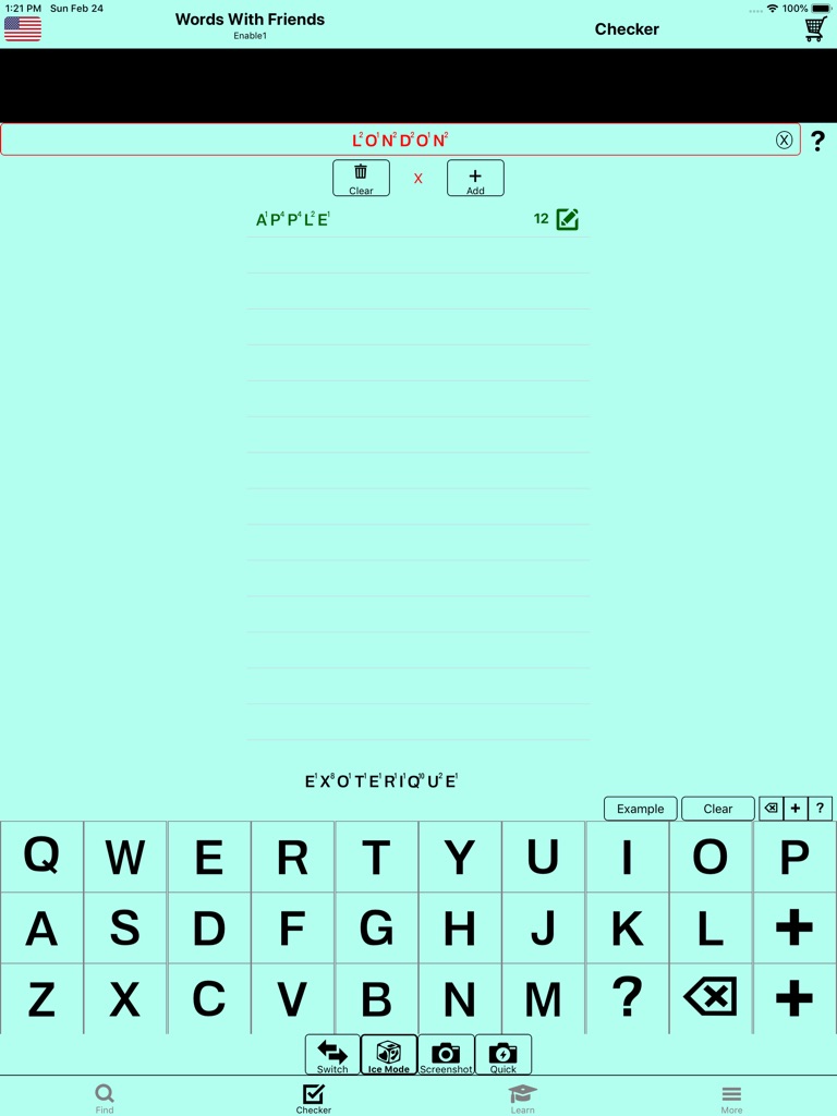 【图】Word Cheat for WWF(截图3) 【图】Word Cheat for WWF(截图3)