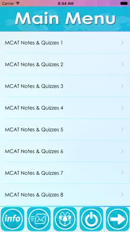 Game screenshot MCAT Review : Notes & Quizzes mod apk