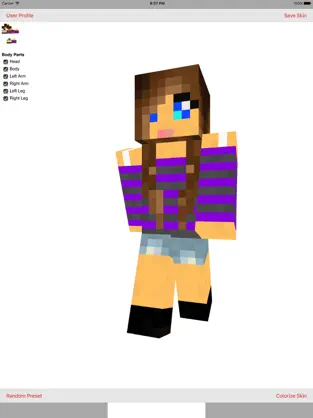 Captura 2 Create Skins For Minecraft iphone