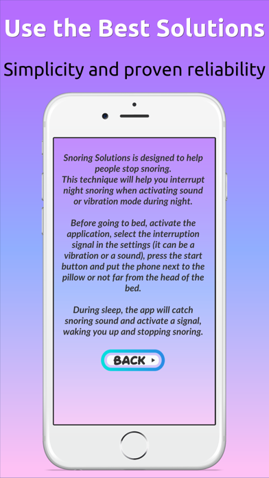Snoring Solutions screenshot 2
