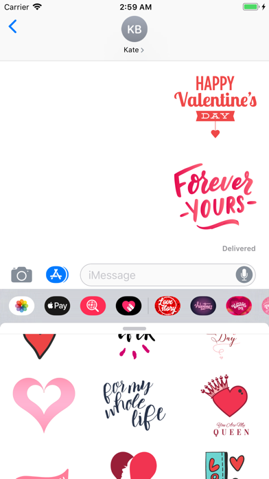 Happy Valentines Day Stickers screenshot 3