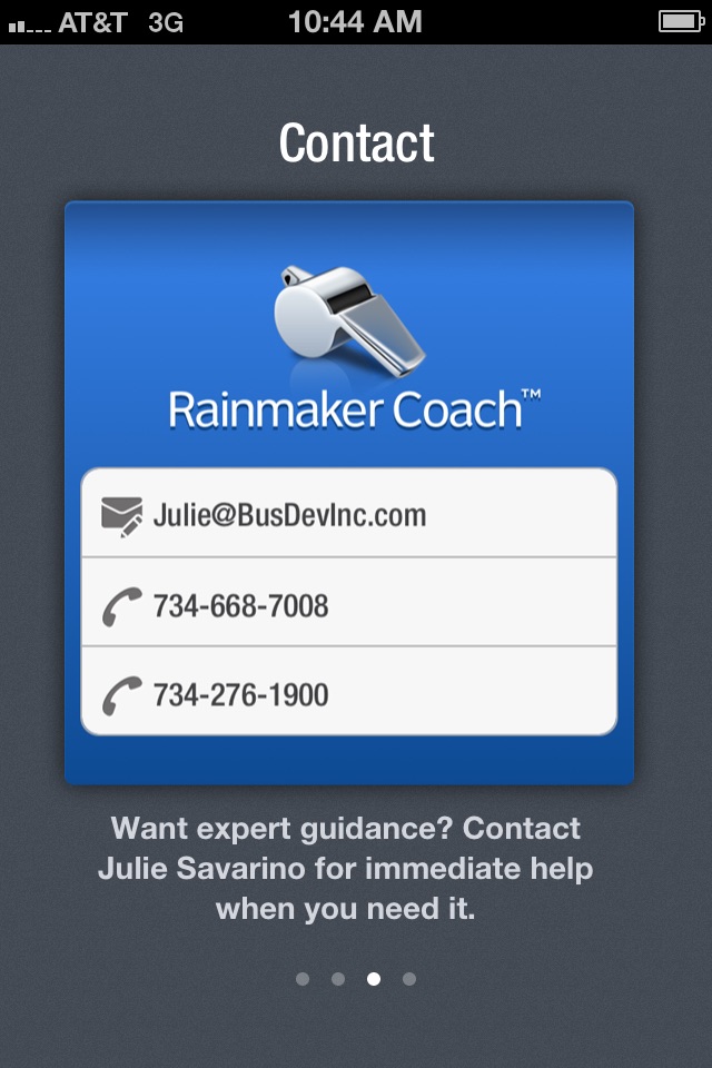 RAINMAKER COACH™ screenshot 4