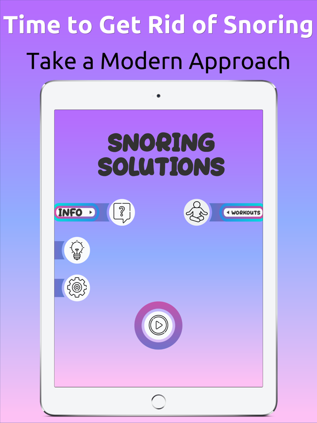 ‎Snoring Solutions Screenshot