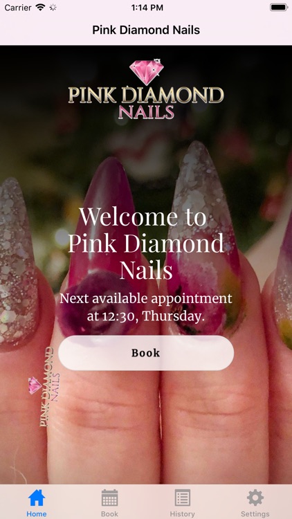 Pink Diamond Nails