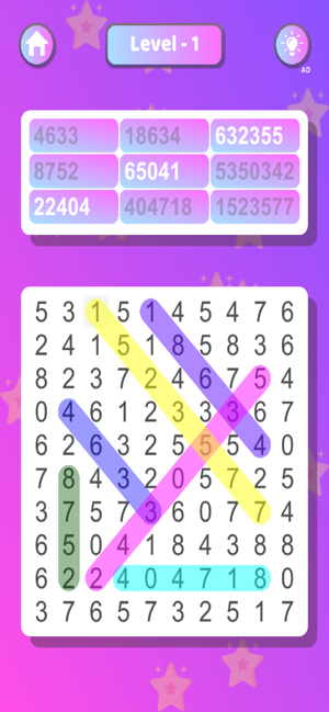 Number Search Puzzle Game(圖2)-速報App