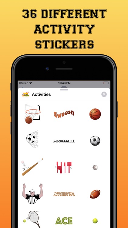 Sports Activities Sticker Pack screenshot-6