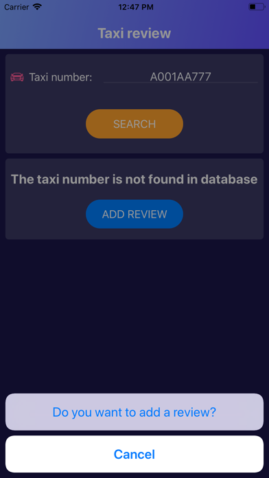 Taxi Review screenshot 2
