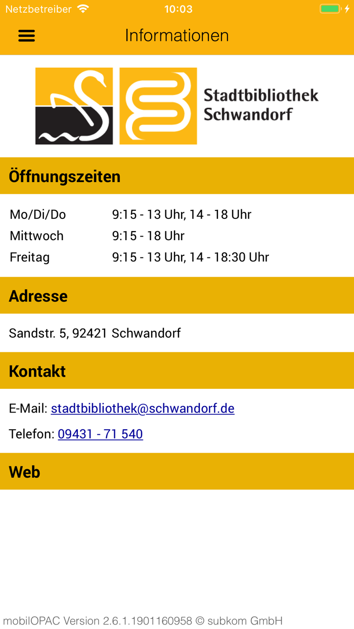 Stadtbibliothek Schwandorf