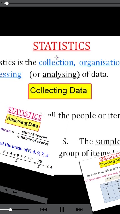 STATISTICS MATHS