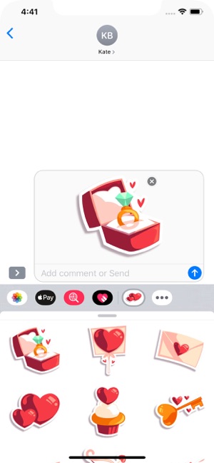 Love Hearts - Stickers Pack(圖6)-速報App