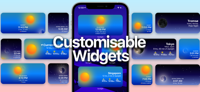 Sunlight − Rise  Set Times