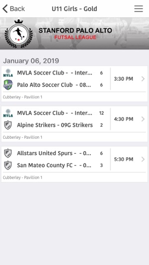 Stanford Palo Alto Futsal(圖2)-速報App
