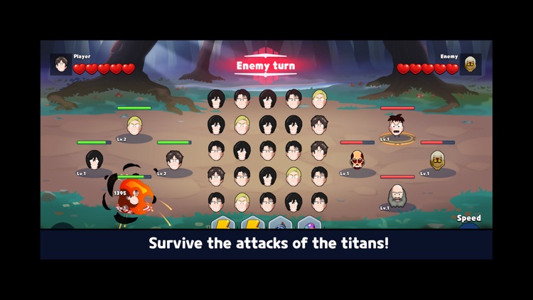 Smash the Titan - Match3 RPG screenshot-3