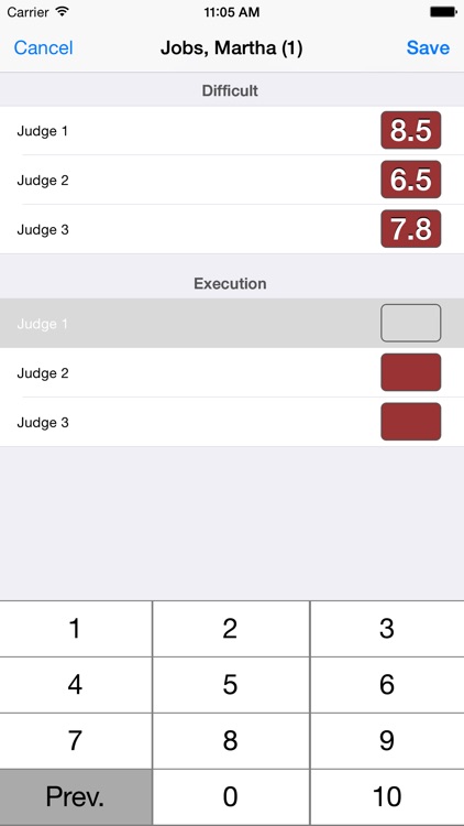 Judge Score