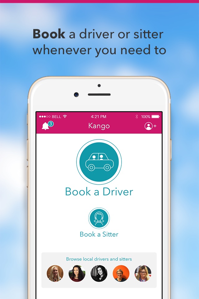 Kango - Rides and Childcare screenshot 2