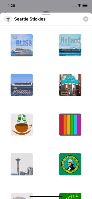 Seattle Stickies for iMessage(圖1)-速報App