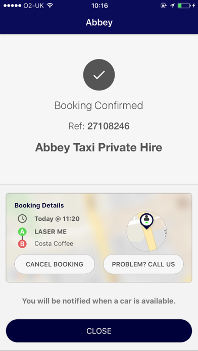 Abbey Taxis Chester screenshot 4