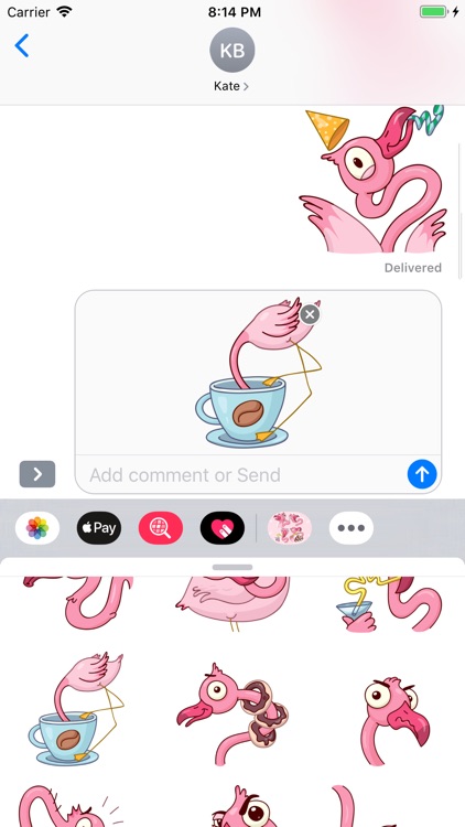 Flamingo Stickers screenshot-3