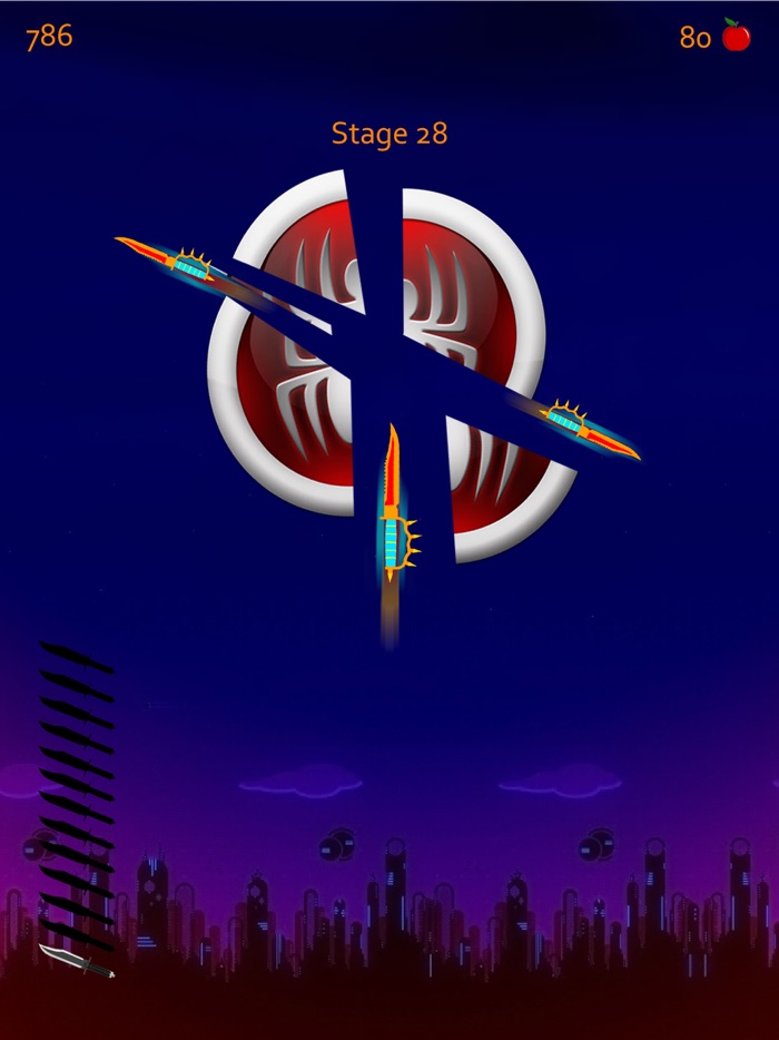 Flip Knife To Hit Target Board