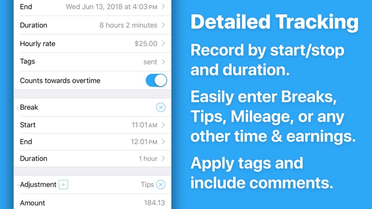 HoursTracker: Hours and Pay screenshot-5